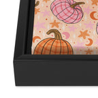 Pumpkin Print Framed Canvas Print Gallery Image 3