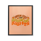 Pumpkin Spice and Reproductive Rights Framed Canvas Print Gallery Image 8