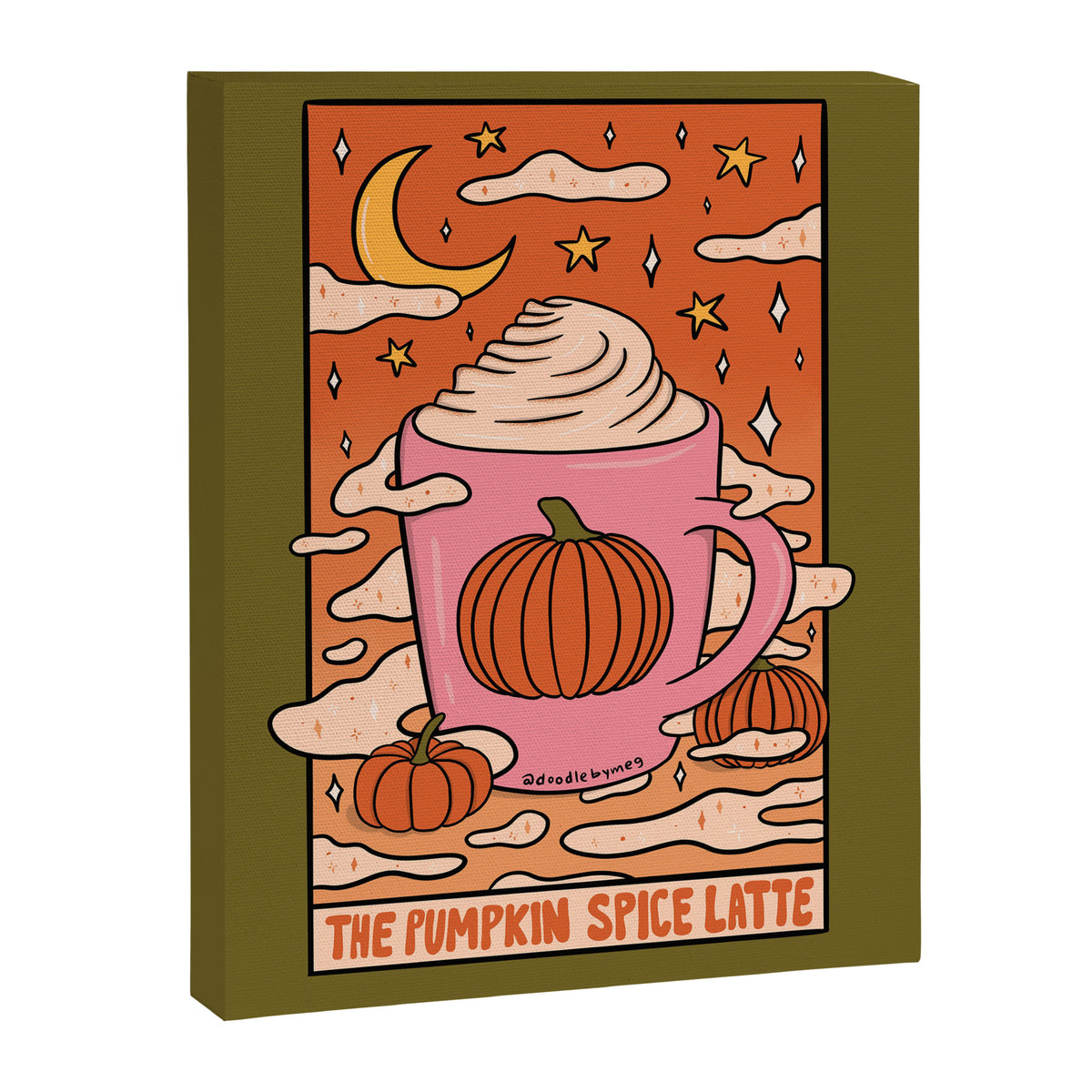 Pumpkin Spice Tarot Card Canvas Print Gallery Image 8
