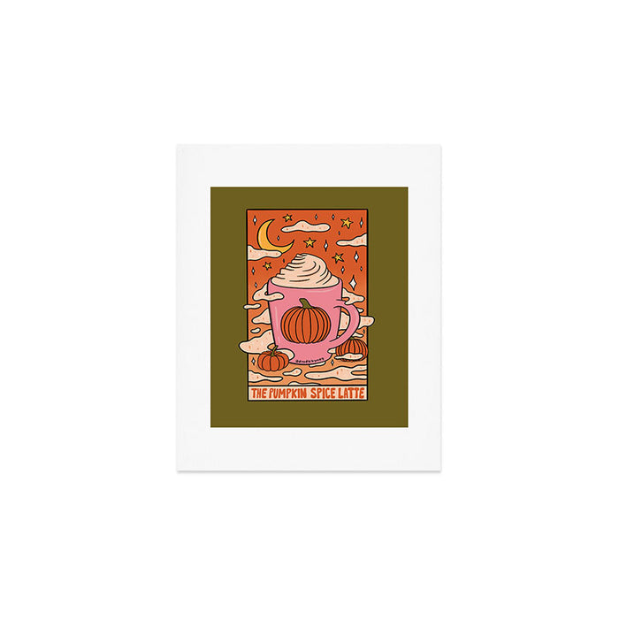Pumpkin Spice Tarot Card Art Print Gallery Image 1