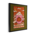 Pumpkin Spice Tarot Card Framed Canvas Print Gallery Image 2