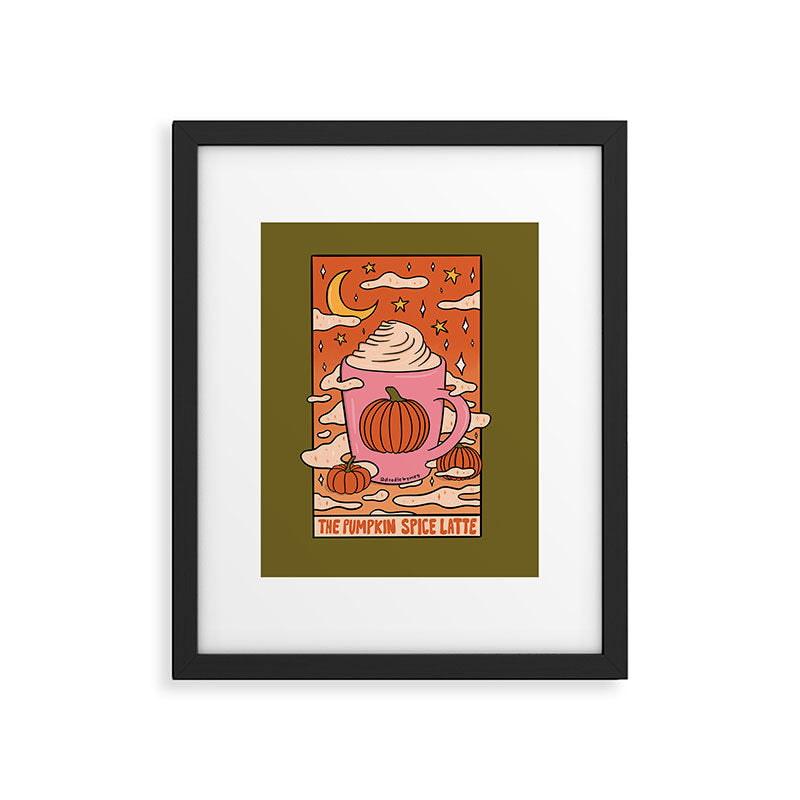 Pumpkin Spice Tarot Card Framed Art Print Gallery Image 6
