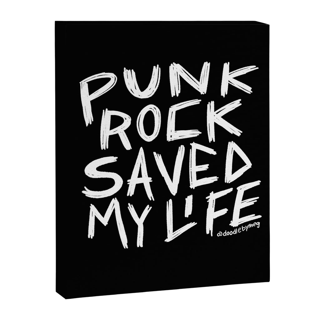 Punk Rock Saved My Life Canvas Print Gallery Image 8