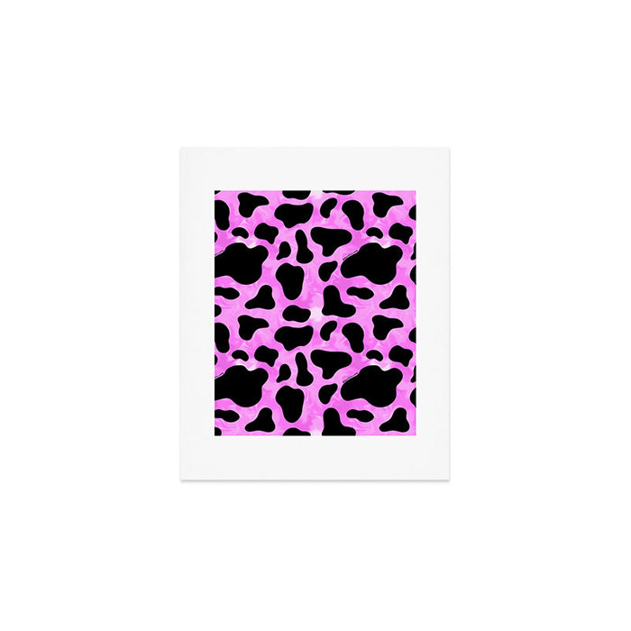 Purple Cow Print Art Print Gallery Image 1