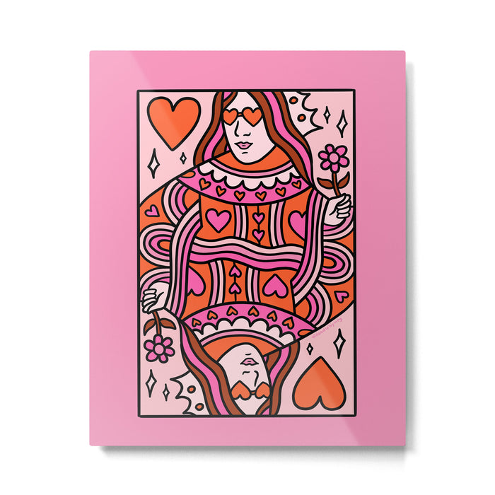 Queen of Hearts Metal Print Gallery Image 1