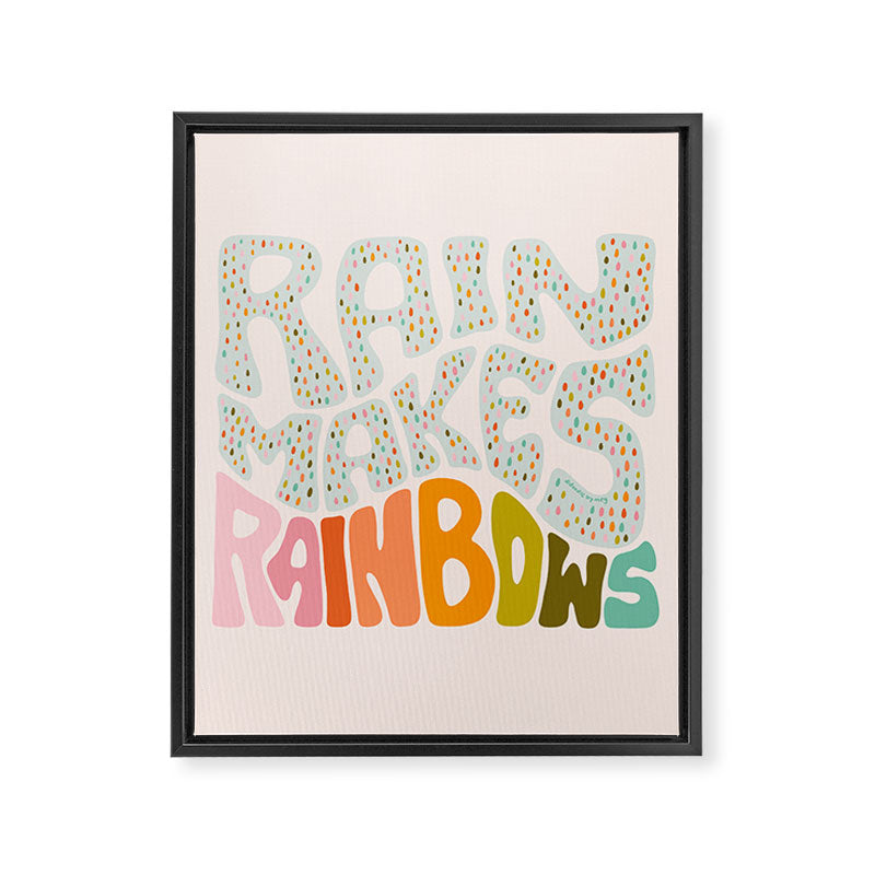 Rain Makes Rainbows Framed Canvas Print Gallery Image 8