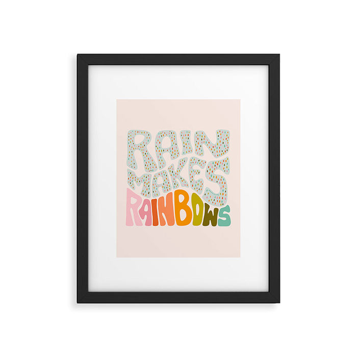 Rain Makes Rainbows Framed Art Print Gallery Image 1