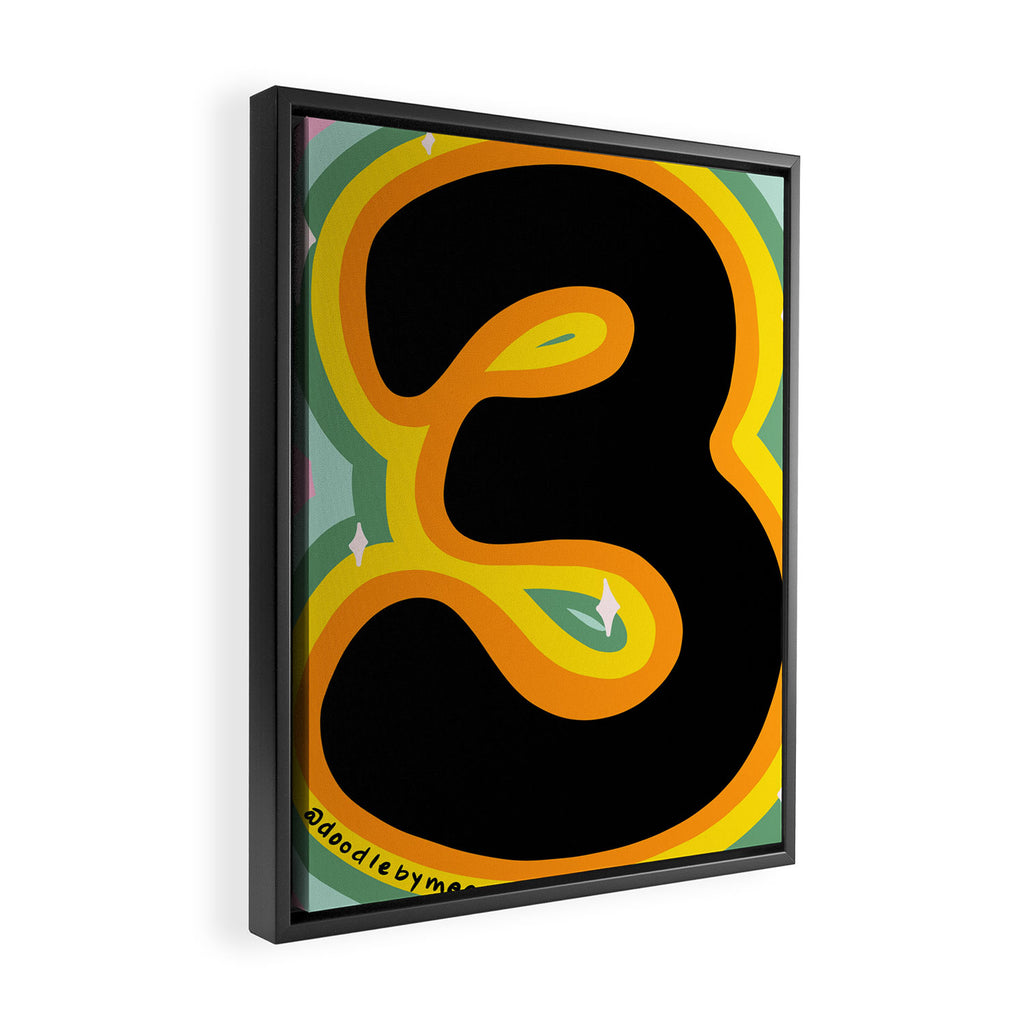 Rainbow 3 Framed Canvas Print Gallery Image 2