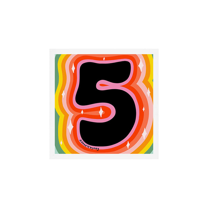 Rainbow 5 Art Print Gallery Image 1