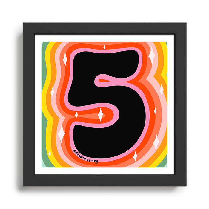 Rainbow 5 Framed Art Print Gallery Image 1