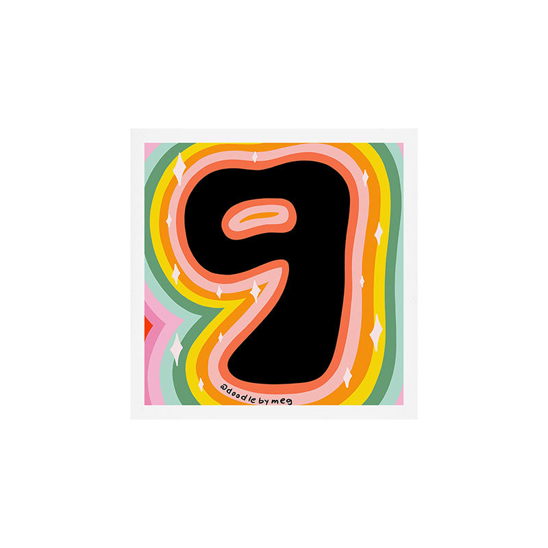Rainbow 9 Art Print Gallery Image 1
