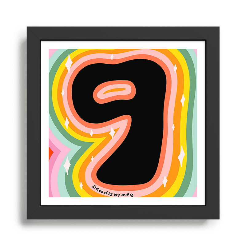 Rainbow 9 Framed Art Print Gallery Image 1