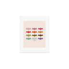 Rainbow Bats Art Print Gallery Image 1