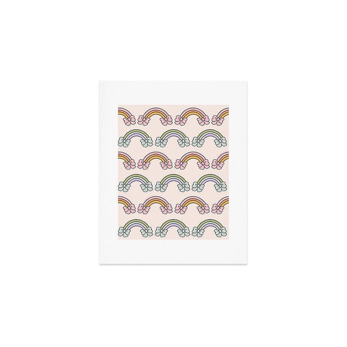Rainbow Bow Print Art Print Gallery Image 1