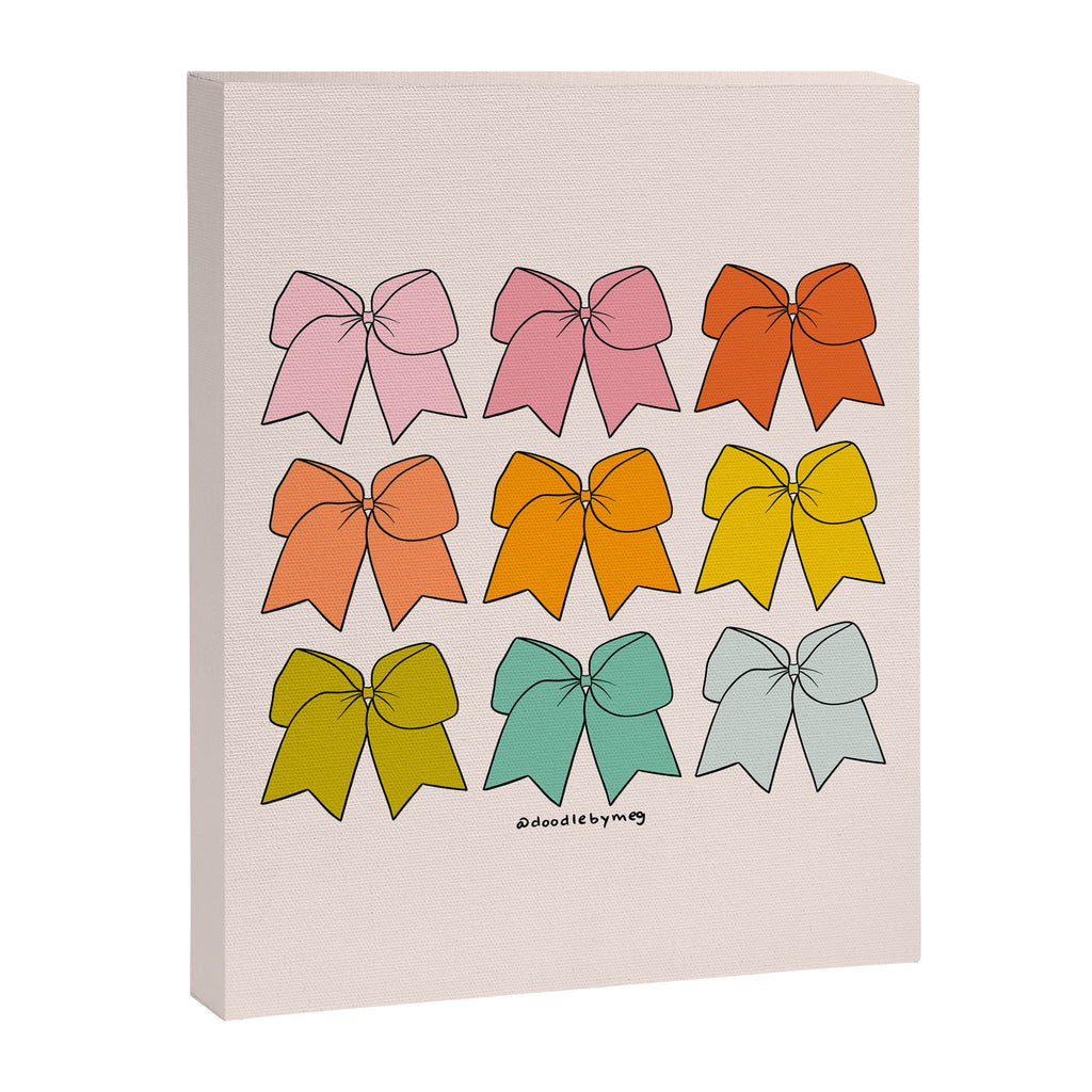 Rainbow Bows Canvas Print Gallery Image 8