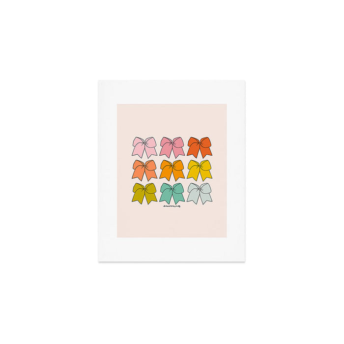 Rainbow Bows Art Print Gallery Image 1