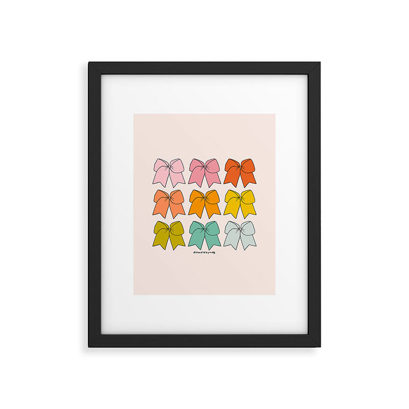 Rainbow Bows Framed Art Print Gallery Image 6