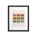 Rainbow Butterflies Framed Art Print Gallery Image 6