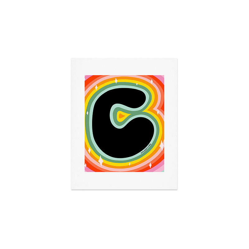 Rainbow C Art Print Gallery Image 1