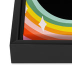 Rainbow C Framed Canvas Print Gallery Image 3