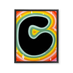 Rainbow C Framed Canvas Print Gallery Image 8