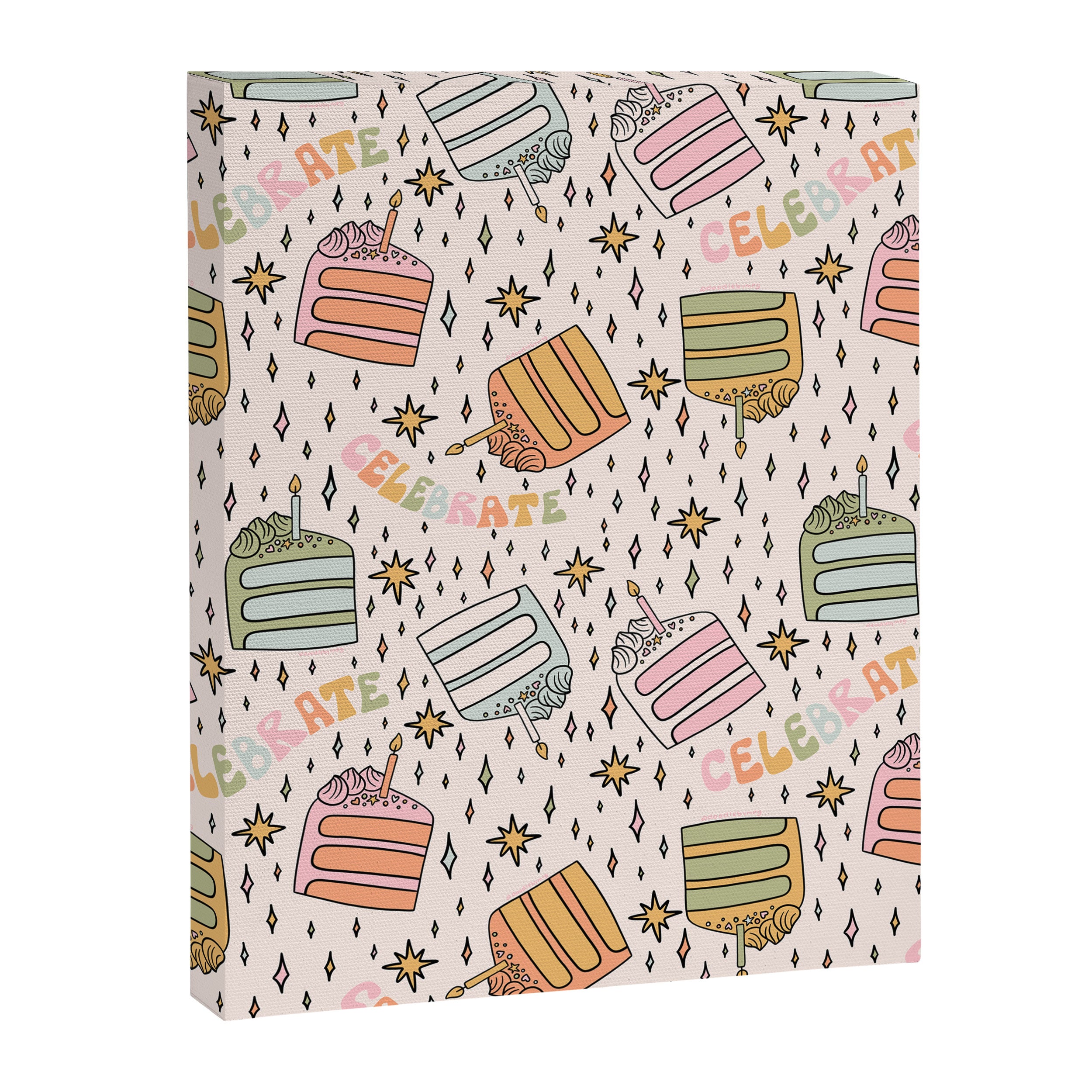 Rainbow Cake Print Canvas Print Gallery Image 8