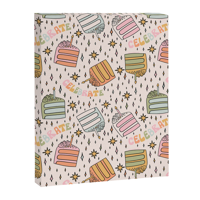 Rainbow Cake Print Canvas Print Gallery Image 1