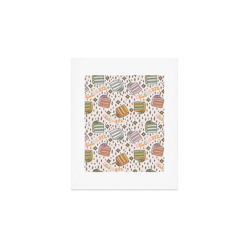 Rainbow Cake Print Art Print Gallery Image 1