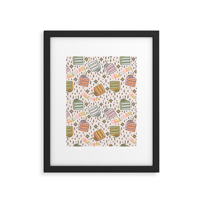 Rainbow Cake Print Framed Art Print Gallery Image 6