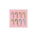 Rainbow Candy Canes Art Print Gallery Image 1