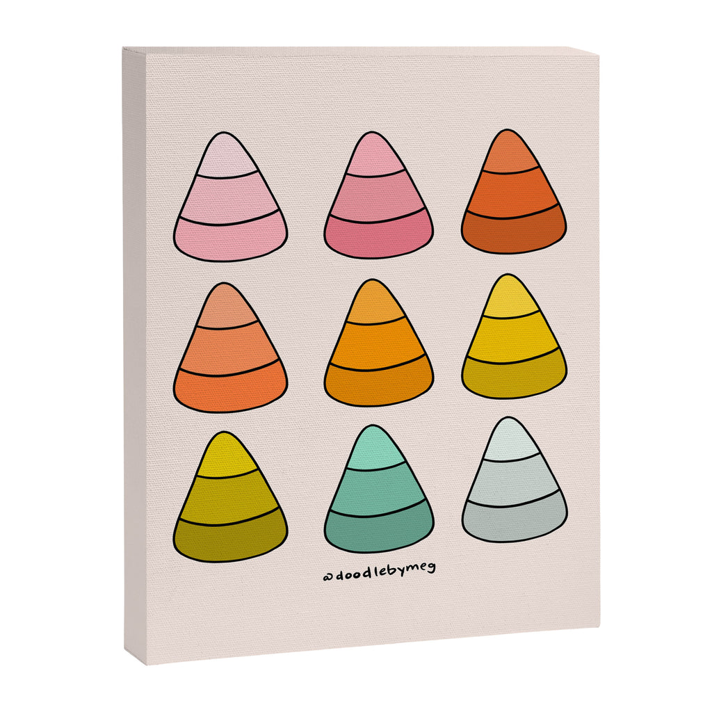 Rainbow Candy Corns Canvas Print Gallery Image 8