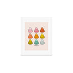 Rainbow Candy Corns Art Print Gallery Image 1