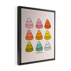 Rainbow Candy Corns Framed Canvas Print Gallery Image 2