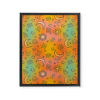 Rainbow Celestial Print Framed Canvas Print Gallery Image 8