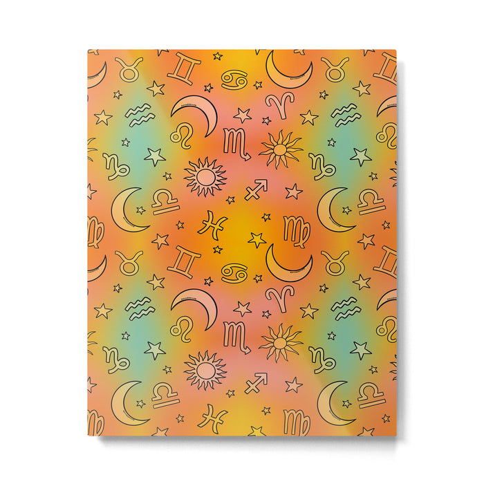 Rainbow Celestial Print Metal Print Gallery Image 1
