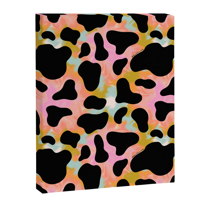 Rainbow Cow Print Canvas Print Gallery Image 1