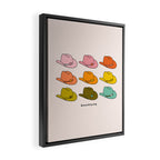 Rainbow Cowboy Hats Framed Canvas Print Gallery Image 2