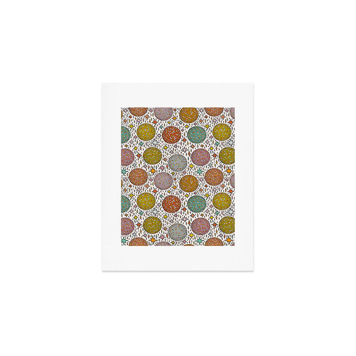 Rainbow Disco Ball Print Art Print Gallery Image 1