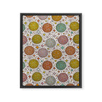 Rainbow Disco Ball Print Framed Canvas Print Gallery Image 8