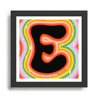 Rainbow E Framed Art Print Gallery Image 1