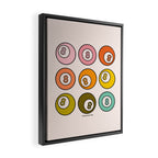 Rainbow Eight Ball Framed Canvas Print Gallery Image 2