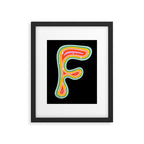 Rainbow F Framed Art Print Gallery Image 6