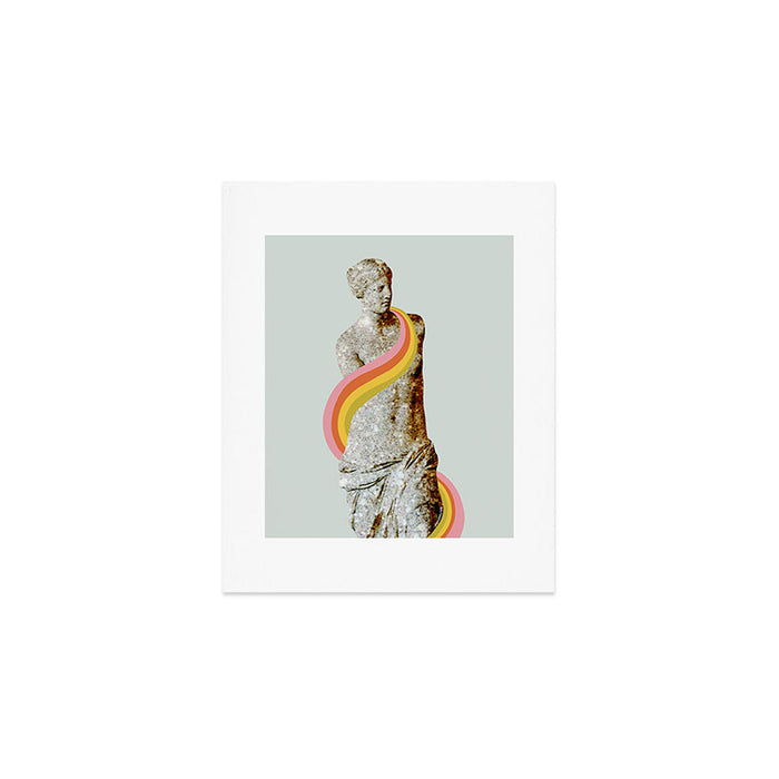 Rainbow Female Statue Art Print Gallery Image 1