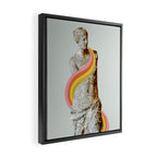 Rainbow Female Statue Framed Canvas Print Gallery Image 2