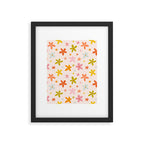 Rainbow Flower Print Framed Art Print Gallery Image 6