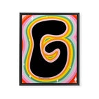 Rainbow G Framed Canvas Print Gallery Image 8