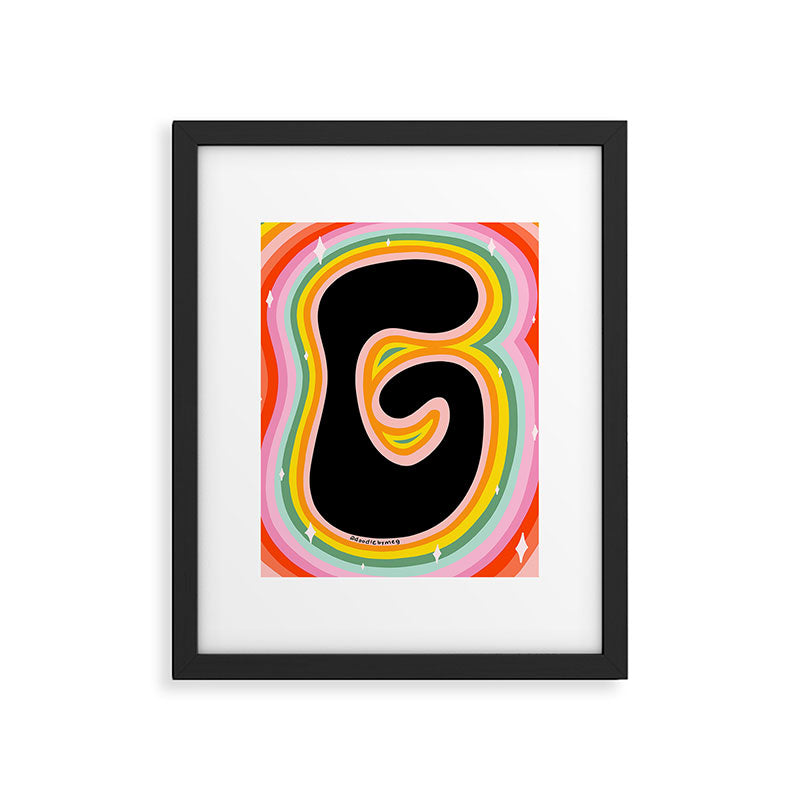 Rainbow G Framed Art Print Gallery Image 6