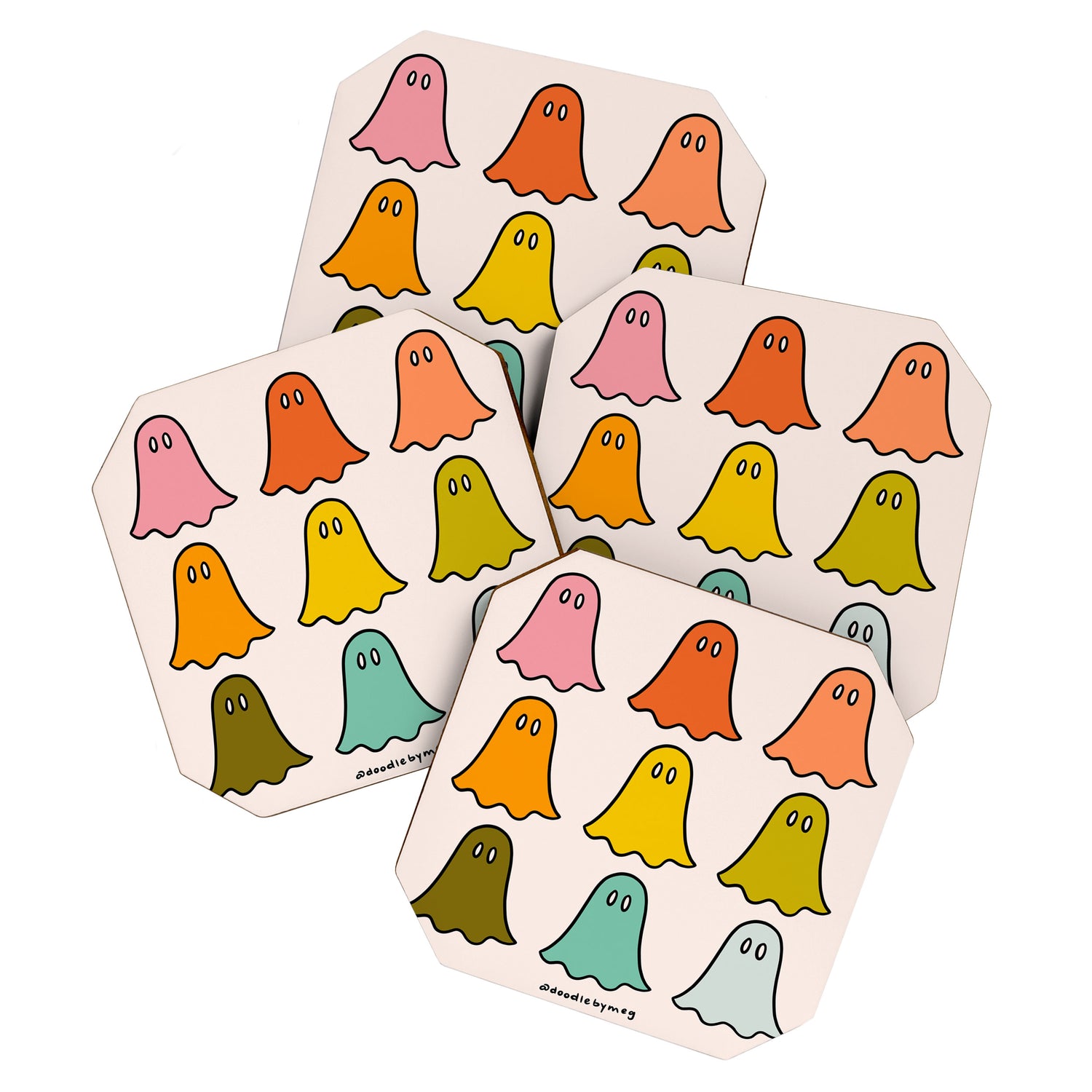 Rainbow Ghosts Coaster Gallery Image 1