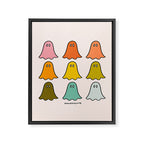 Rainbow Ghosts Framed Canvas Print Gallery Image 8