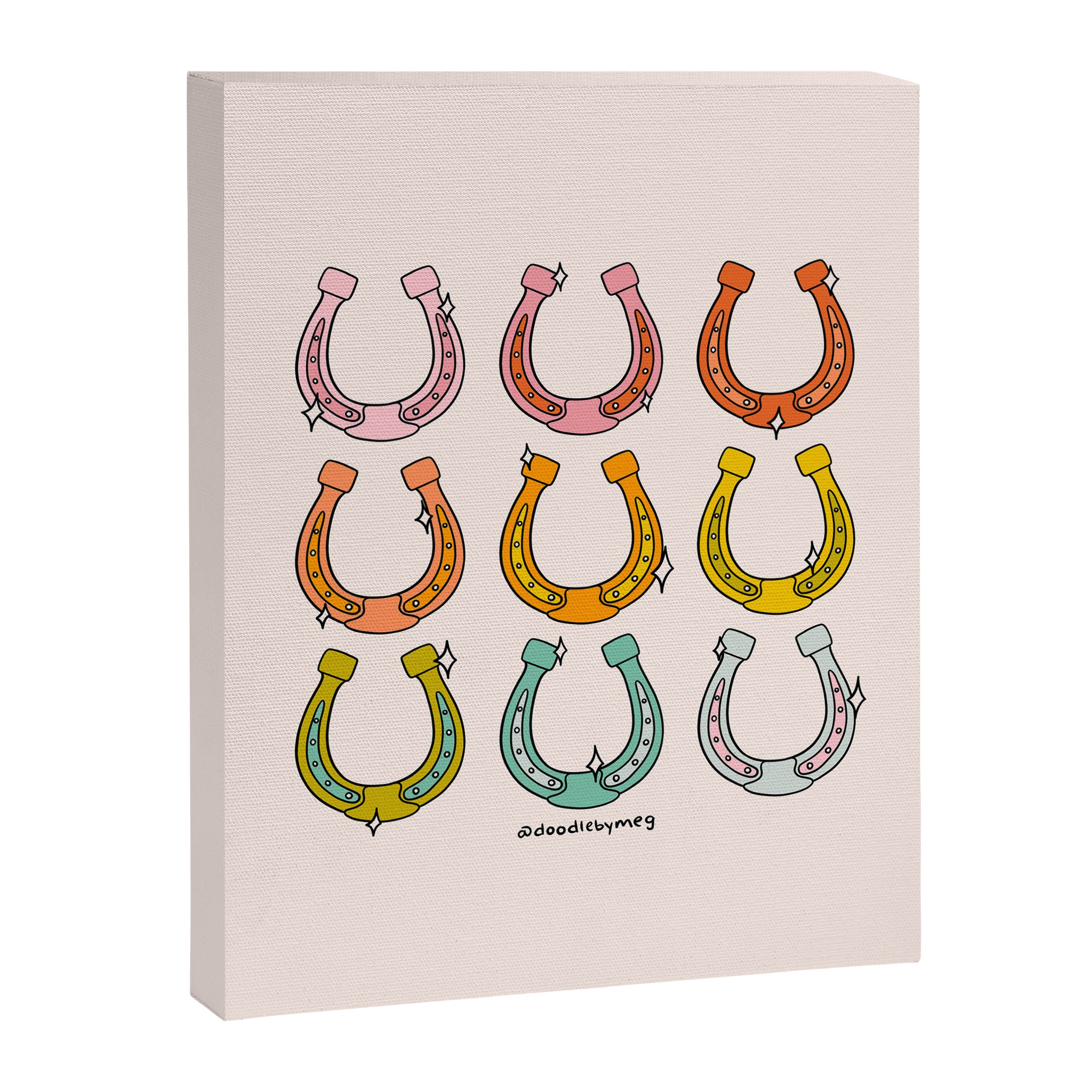 Rainbow Horseshoe Canvas Print Gallery Image 8
